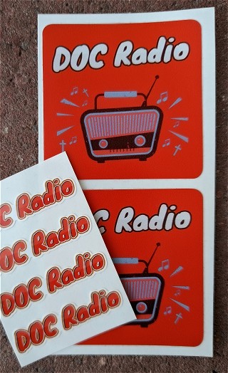 Free DOC Radio stickers