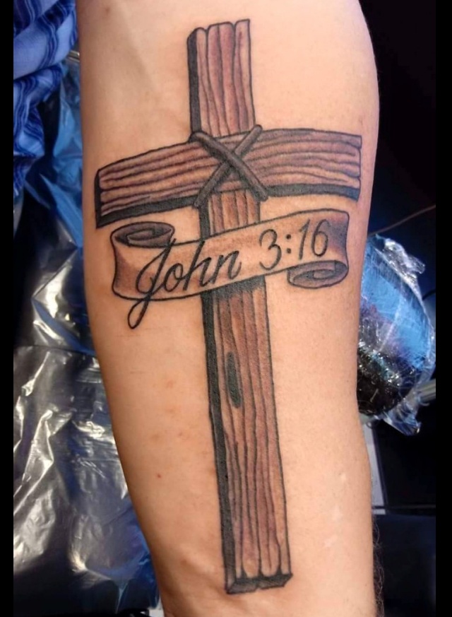 Christian tattoo from Michael
