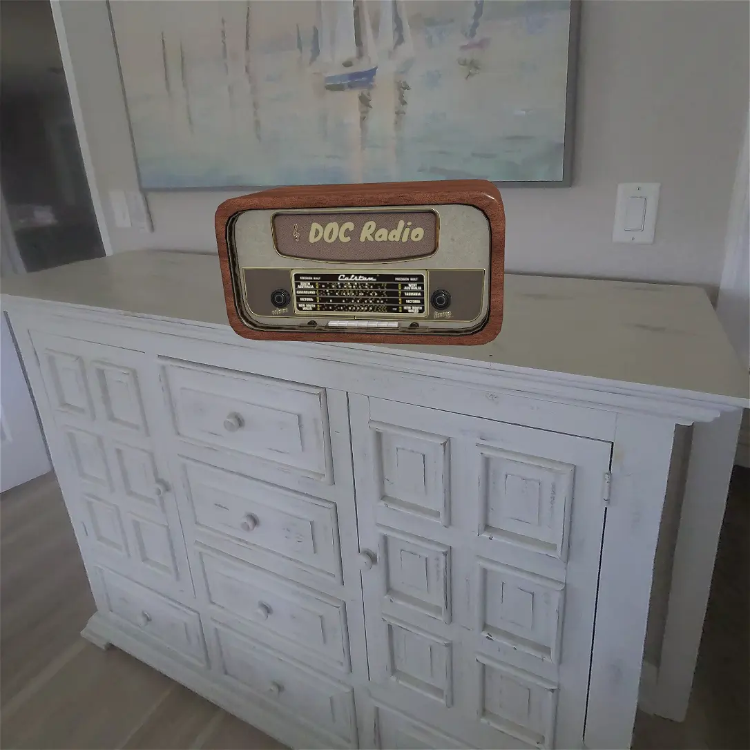 DOC Radio vintage radio in mixed reality